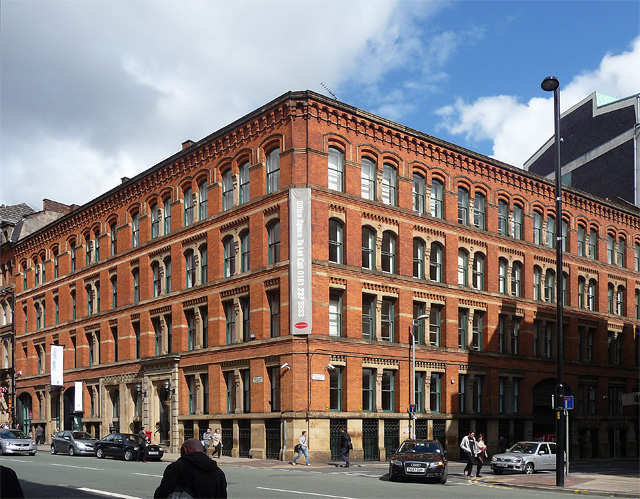 Exterior of Cube Gallery in Manchester