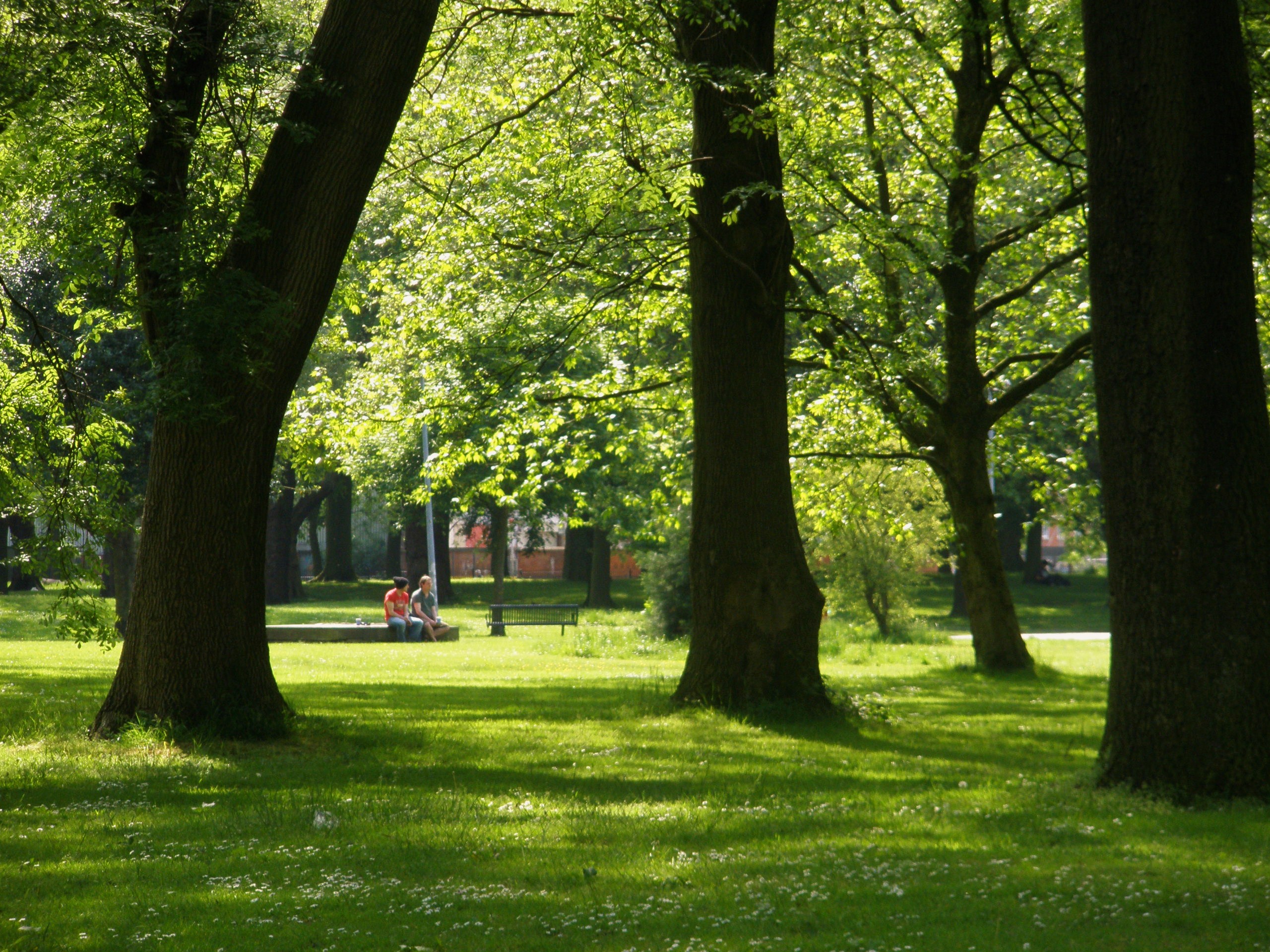 Exterior of Whitworth Park in Manchester