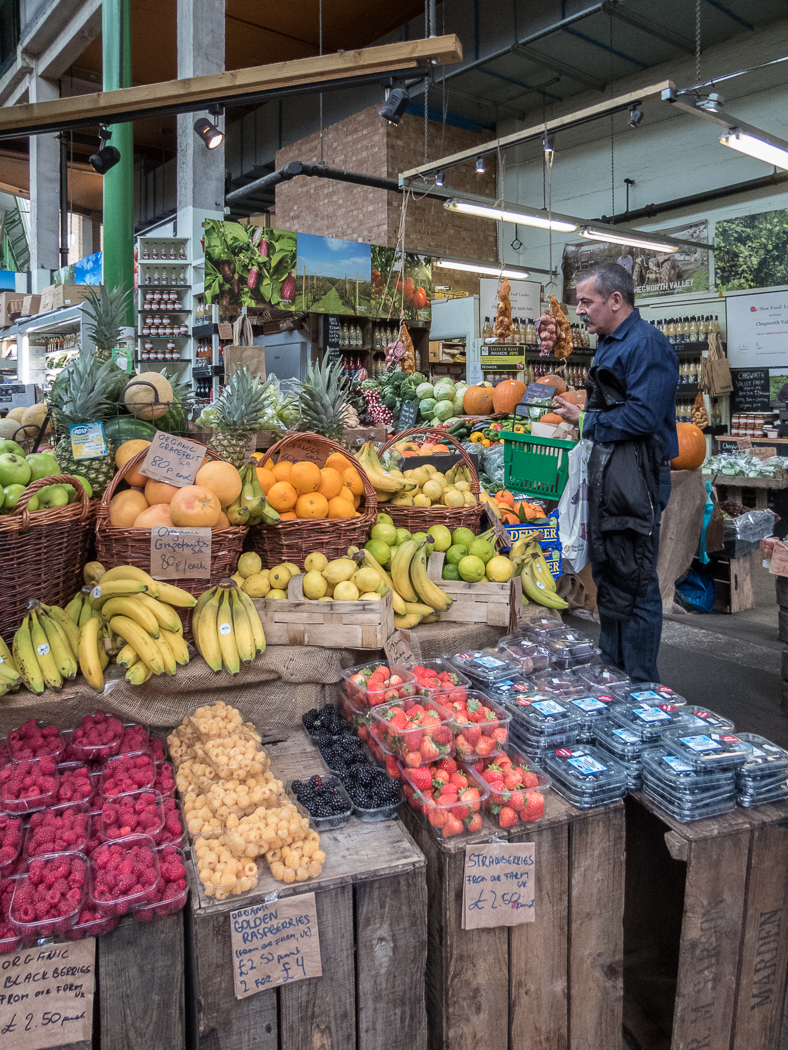 Exterior of Borough Market in Southwark, london