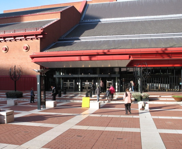 Exterior of British Library in London